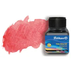 Inchiostro di China Pelikan – Rosso Carminio 10 ml per Calligrafia e Disegno Artistico