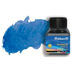 Inchiostro di China Pelikan – Blu di Prussia 10 ml per Calligrafia e Disegno Artistico