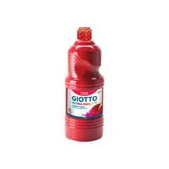 Giotto Extra Quality Ready Tempera - 1000 ml Bottle - Scarlet Red