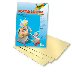 Premium Heavy Cardboard 300gsm 50x70 cm Glossy Gold