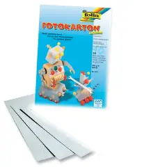 Premium Heavyweight Silver Glossy Colored Cardstock