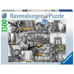 Puzzle 1500 Pieces Stains of Color in New York City