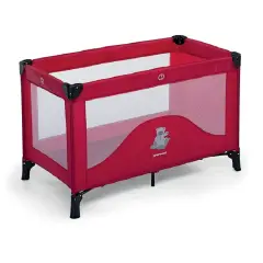 Lettino Campeggio Teddy Tour Rosso Foppapedretti – Lettino da Viaggio Pieghevole