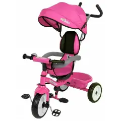 Hummingbird Adjustable Tricycle - Front Mom/Front Road - Pink