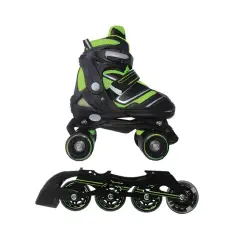 Skates 2in1 Reverse Green Lime L Size 38/41