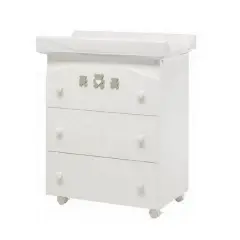 Molly Bath Changing Table White Turtledove