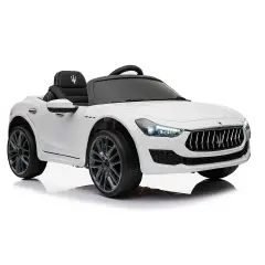 Electric Rideable Children's Car Maserati Ghibli White