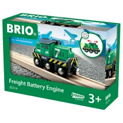 Brio Battery-Powered Freight Train Locomotive