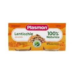 Plasmon Omogeneizzato Legumi Lenticchie – 2x80 g