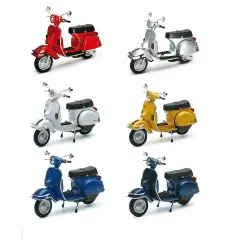 Motorcycle 1:12 Vespa P200e Assorted Colors