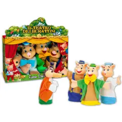 Puppets Italian Fairy Tale Theater the Three Little Pigs