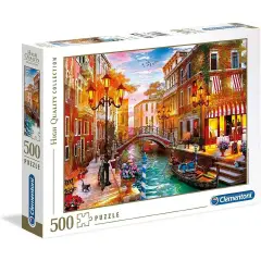 JIGSAW PUZZLE 500 PCS HQC SUNSET OVERVENICE