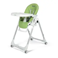 HIGH CHAIR PRIMAPAPPA FOLLOW ME SIM LEATHER WONDER GREEN