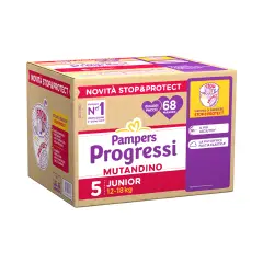 Pampers Progressi Mutandino Escort Pack 5 Junior 12/18gk 68 Panties