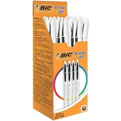 Bic Cristal Up Black Pen