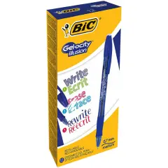 Bic Gel-Ocity Illusion Blue Pen