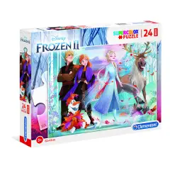 Puzzle 24 Pezzi Maxi Frozen 2 Clementoni – 62 x 42 cm
