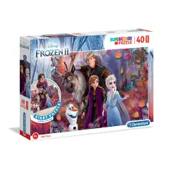 Puzzle 24 Pezzi Maxi Frozen 2 – Clementoni Supercolor 62 x 42 cm