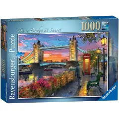 Tower Bridge at Sunset 1000 Piece Puzzle