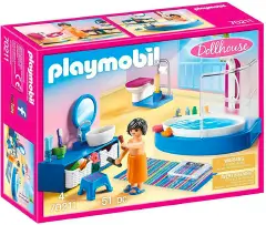 Bagno con Vasca Playmobil Dollhouse – Play Set Bambini 51 Pezzi