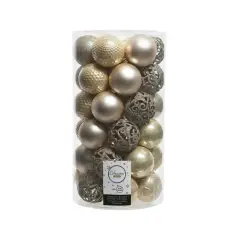 Box 37 Sfere di Natale - Diametro 6 cm - Pearl
