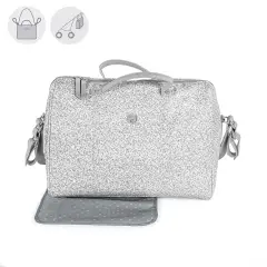 Pasito & Pasito Flower Mellow Grey Changing Bag