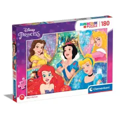 Puzzle 180 Pezzi Princess – Puzzle Bambini dai 7 Anni – Clementoni Supercolor