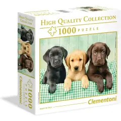Puzzle 1000 Pezzi I Tre Labrador – Clementoni High Quality Collection