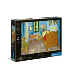 PUZZLE 1000 PCS MUSEUM CHAMBRE ARLES V.GOGH CLEMENTONI 39616