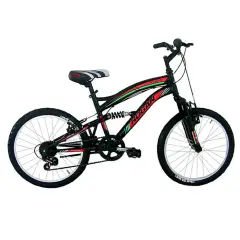 Bicycle 20" Full Suspension Black Red