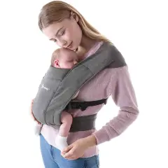 Marsupio Ergobaby Embrace Grey – Comfort e Vicinanza per Neonati e Bambini