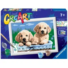 CreArt Cani Golden Retriever – Kit Creativo da Dipingere