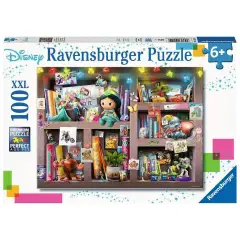 Puzzle 100 Pieces XXL Disney: The Collector's Shelf