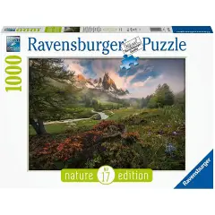 Puzzle 1000 Pieces Picturesque Atmosphere In The Vallée De La Clarée, French Alps