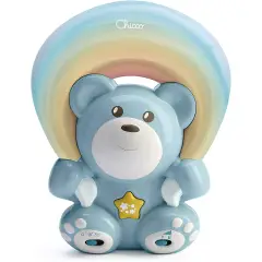 Chicco First Dream Rainbow Bear Blue – Proiettore Musicale e Luce Notturna