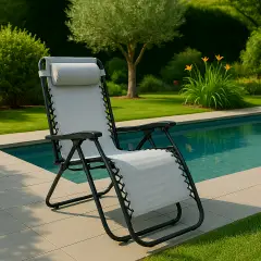 Sdraio Spring Grigia – Relax e Comfort per il Tuo Outdoor