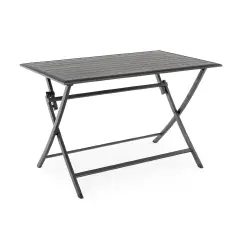 Elin Folding Table Anthracite 110x70