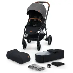 Passeggino Evolution Cocooon con Navicella 2in1 Platinum Grey