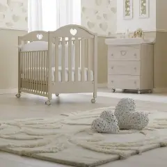 BATH CHANGING TABLE SWEET 3 DRAWERS TAUPE BLEACHED