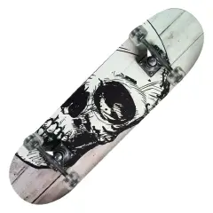 Skateboard Tribe Pro White Skull - Stile e Performance