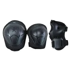 Kids Black Protection Set User Weight Up to 25 kg.