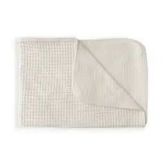 Coperta Culla Single Bamboom – 100x75 cm – Softstone Cream in Bambù Organico