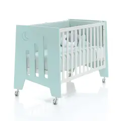 Co-Sleeping Pack OMNI Bianco Mint – Lettino Trasformabile 5-in-1 con Tessile Alondra