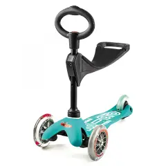 Monopattino Mini Micro 3in1 Deluxe Aqua | Evolutivo da 18 Mesi a 5 Anni
