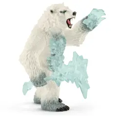 Schleich Orso Blizzard con Arma - Miniatura Realistica in Resina