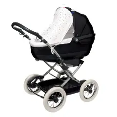 Babyrelax Tendina Parasole Universale per Passeggino – Glacial Grey – SPF 50+