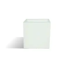 Smooth Square Vase 40x40 H.40 White