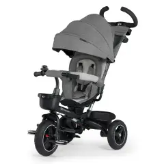 Triciclo Kinderkraft Evolutivo 5in1 Spinstep – Platinum Grey | Triciclo Modulabile