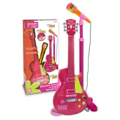 Rock Guitar with Stage Microphone i Girl