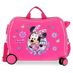 Valigia Cavalcabile Minnie Super Helpers 50 cm ABS 4 Ruote